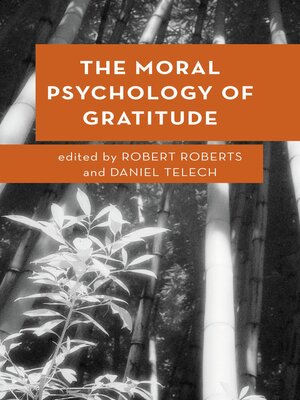 cover image of The Moral Psychology of Gratitude